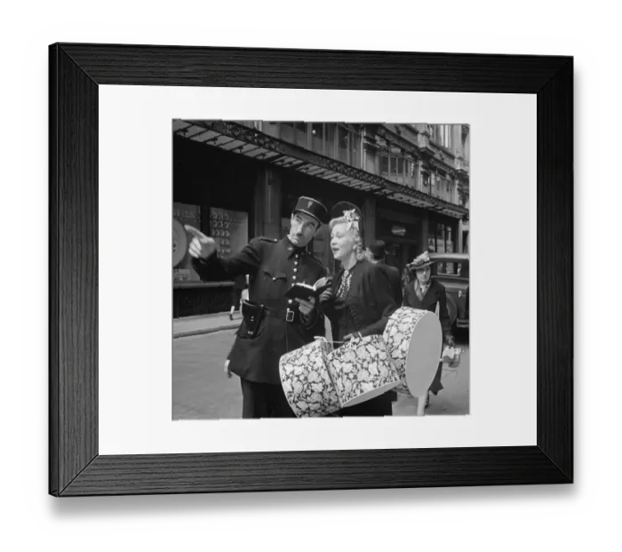 Framed Print : Day in the life of a Midinette. a Parisian seamstress, salesgirl in a clothes shop Framed Print : Day in the life of a Midinette. a Parisian seamstress, salesgirl in a clothes shop