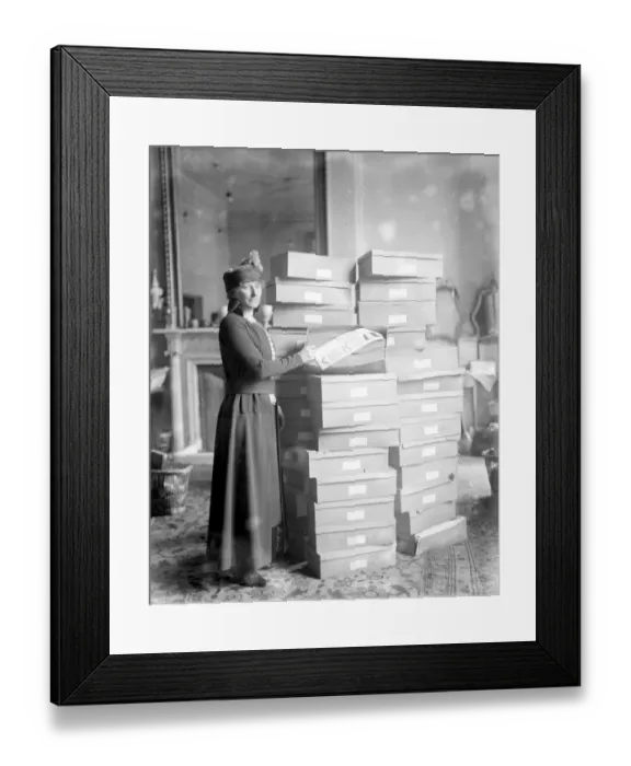Framed Print : Queens work for women fund. Mrs C. Arthur Pearson 1914 - 1918 Framed Print : Queens work for women fund. Mrs C. Arthur Pearson 1914 - 1918