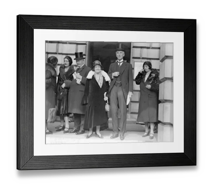 Framed Print : Private view day at Royal Academy. Sir John and Lady Simon. 1931 Simon, John Allsebrook