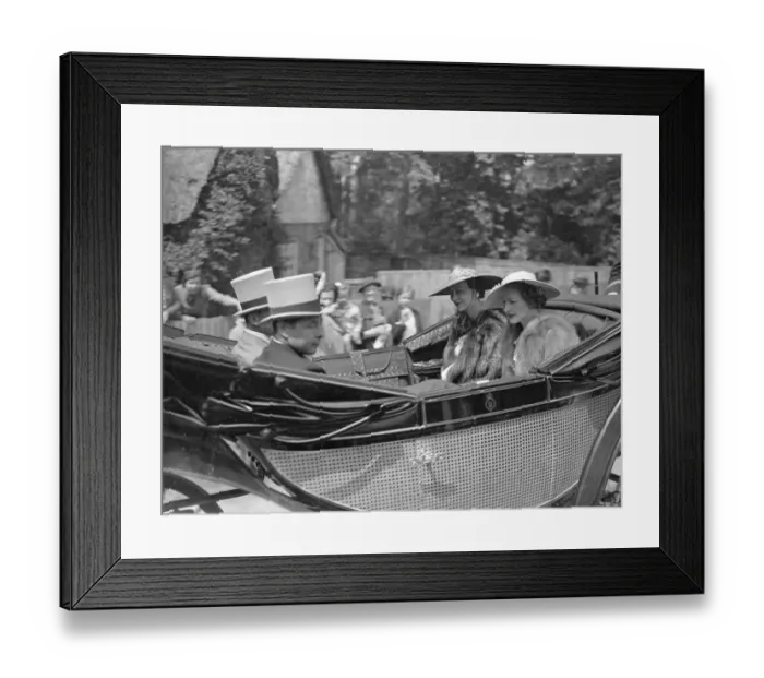 Framed Print : Duchess of Kent and Duchess of Norfolk at Ascot on Gold Cup day. The Duchess of Framed Print : Duchess of Kent and Duchess of Norfolk at Ascot on Gold Cup day. The Duchess of