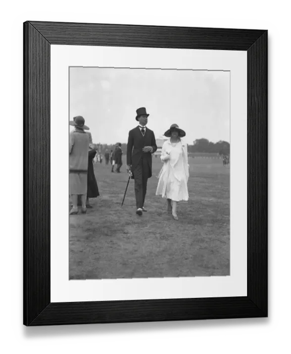 Framed Print : International Polo match at the Hurlingham Club, London. The British Army versus Framed Print : International Polo match at the Hurlingham Club, London. The British Army versus
