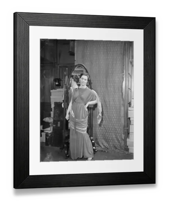 Framed Print : Adele Dixon as Lady Sneerwell for Coronation Ball. Miss Adele Dixon, the actress Framed Print : Adele Dixon as Lady Sneerwell for Coronation Ball. Miss Adele Dixon, the actress