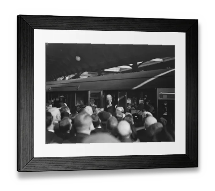 Framed Print : Mr Asquith on his way to Cupar Framed Print : Mr Asquith on his way to Cupar