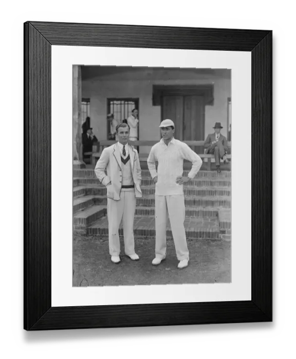 Framed Print : Eton versus Winchester at Winchester The two captains J N Grosvenor ( Winchester ) Framed Print : Eton versus Winchester at Winchester The two captains J N Grosvenor ( Winchester )