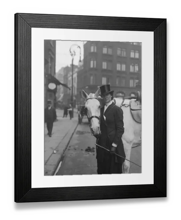Framed Print : La Belle Del, Actress