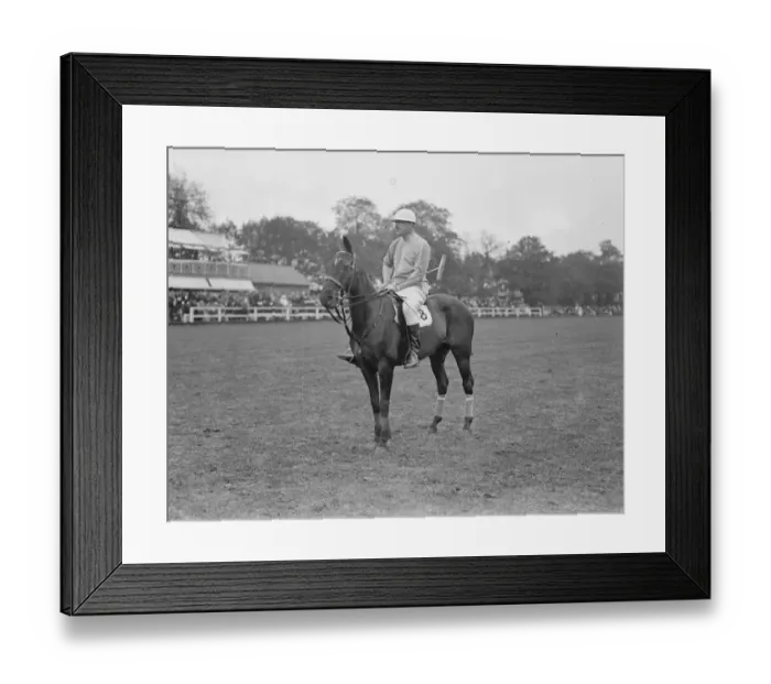 Framed Print : Polo at The Hurlingham Club, London - Lord Dalmeny 9 June 1923 Framed Print : Polo at The Hurlingham Club, London - Lord Dalmeny 9 June 1923