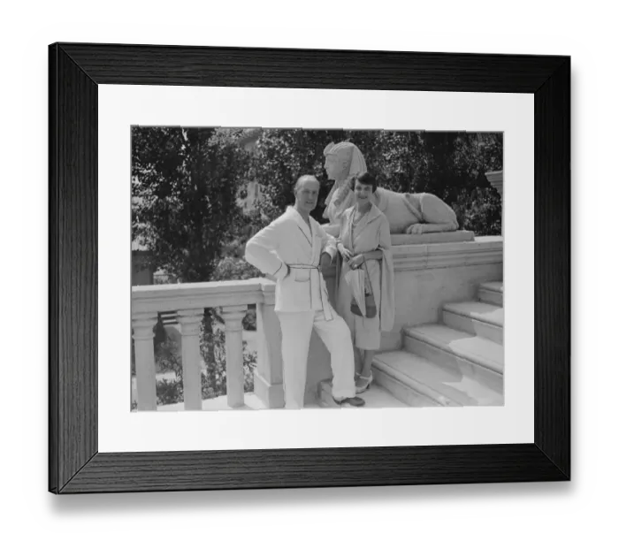 Framed Print : On the Lido Marquis and Marchesa Sommi Picenardo ( MME Vogel of New York ) Framed Print : On the Lido Marquis and Marchesa Sommi Picenardo ( MME Vogel of New York )