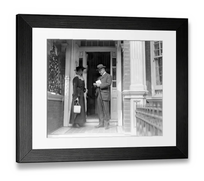 Framed Print : Baron Von Bissing and his wife Framed Print : Baron Von Bissing and his wife