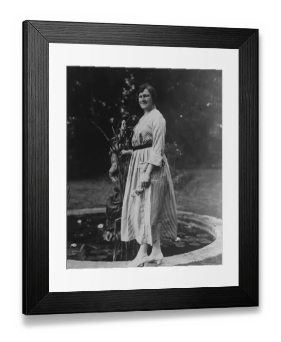 Framed Print : Mrs Eleanor Whyte Hughes Brownlee 2 February 1925 Framed Print : Mrs Eleanor Whyte Hughes Brownlee 2 February 1925