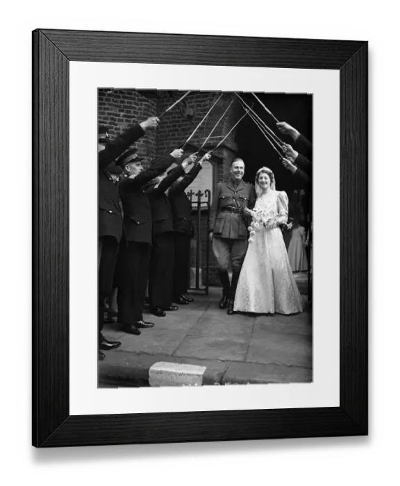 Framed Print : Wedding of Mr Charles Le Grice, Royal Devon Yeomanry, and Miss Wilmay Ward at Chelsea Old Church Framed Print : Wedding of Mr Charles Le Grice, Royal Devon Yeomanry, and Miss Wilmay Ward at Chelsea Old Church