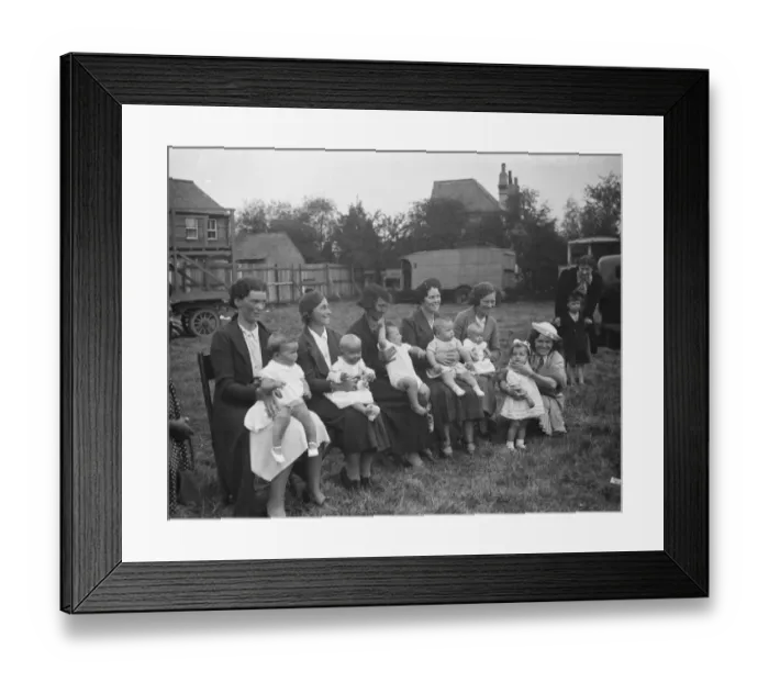 Framed Print : Foots Cray baby show. 1938 Framed Print : Foots Cray baby show. 1938