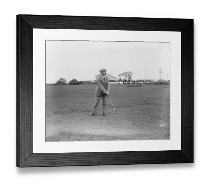 Framed Print : Golf at Biarritz Golf Club in France Sir alexander Napier 30 March 1921 Framed Print : Golf at Biarritz Golf Club in France Sir alexander Napier 30 March 1921