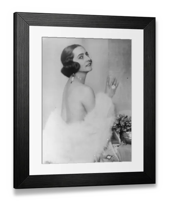 Framed Print : A Fashion Sensation Mme Olmazu a member of one of Romanias most aristocratic families Framed Print : A Fashion Sensation Mme Olmazu a member of one of Romanias most aristocratic families