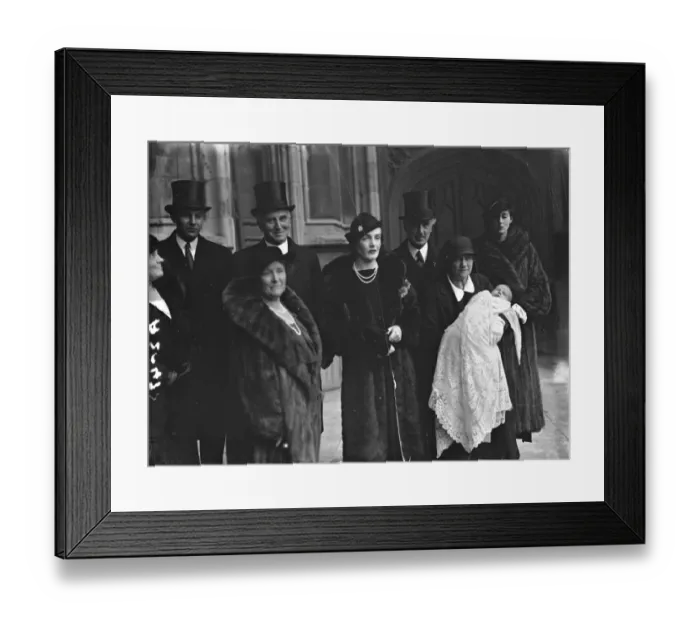 Framed Print : Lieutenant Colonel Charles Kerr, MP ( Montrose ) and Mrs Kerr and their infant son Framed Print : Lieutenant Colonel Charles Kerr, MP ( Montrose ) and Mrs Kerr and their infant son