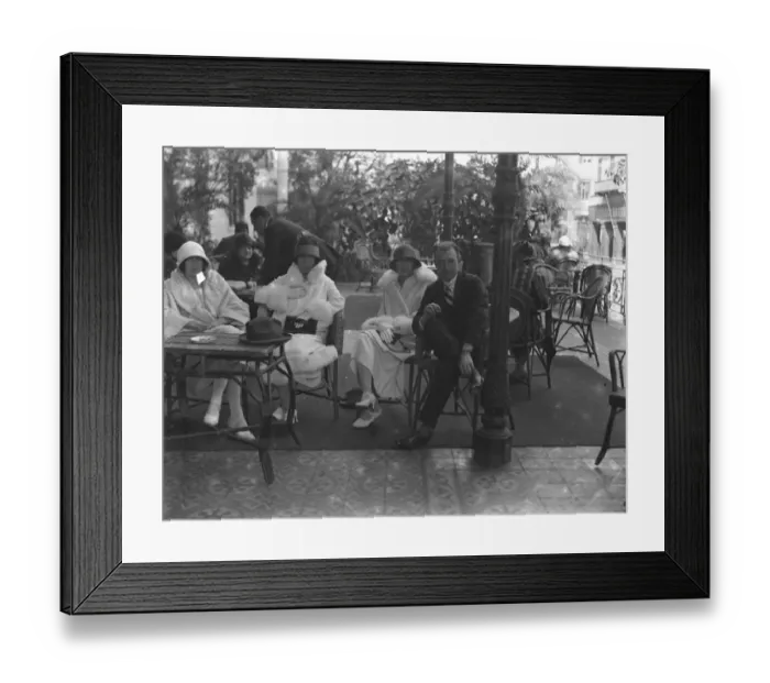 Framed Print : The Cairo Season, Egypt. Miss Veradey, Mrs Dey, Miss Margaret Dey and Flight Framed Print : The Cairo Season, Egypt. Miss Veradey, Mrs Dey, Miss Margaret Dey and Flight