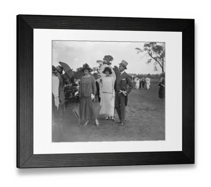 Framed Print : At Ranelagh. Mr and Mrs Gutekunest and Mrs Caparne