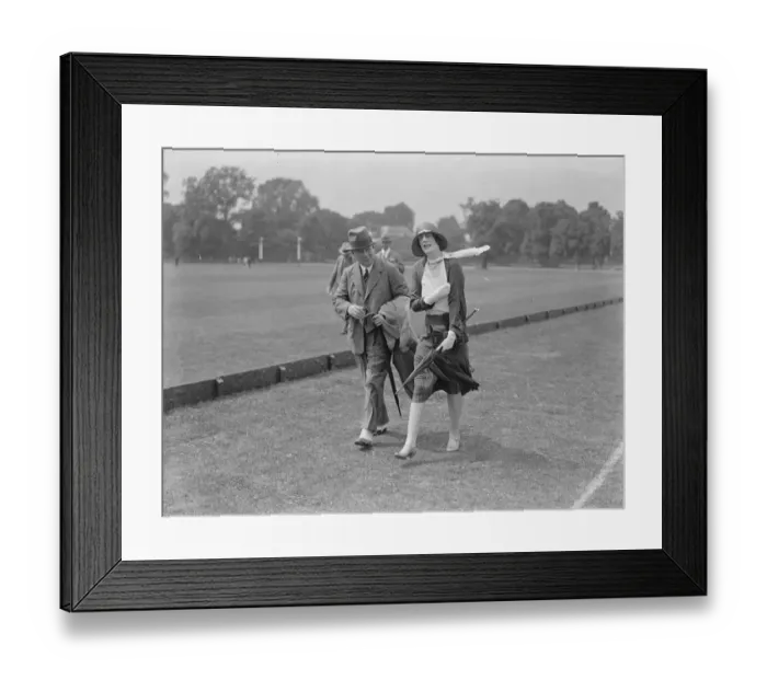 Framed Print : Watching the International Polo at the Ranelagh Club - England versus The Rest, Mr Melhuish
