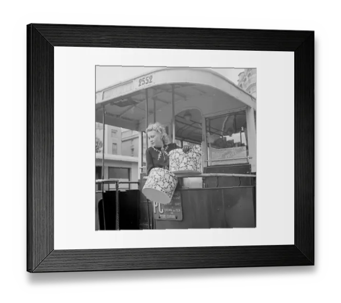 Framed Print : Day in the life of a Midinette. a Parisian seamstress, salesgirl in a clothes shop