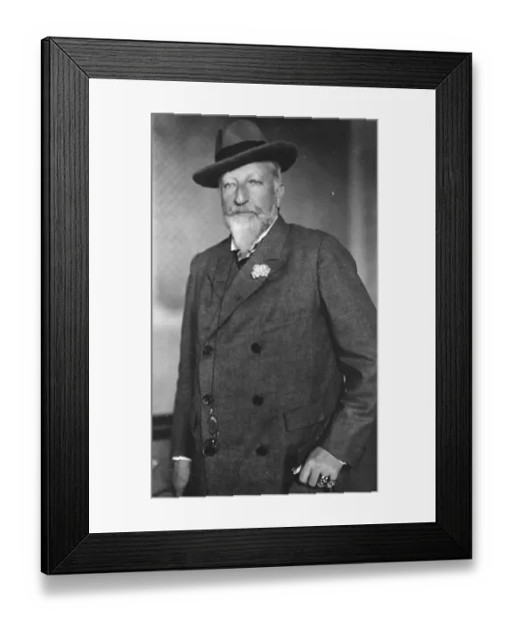 Framed Print : Ex Czar Ferdinand of Bulgaria Framed Print : Ex Czar Ferdinand of Bulgaria