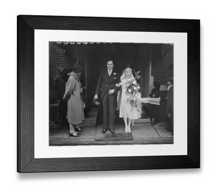 Framed Print : Wedding of Captain Walter Alastair Boyd and Miss Agnes Madeline Macalpine Leny Framed Print : Wedding of Captain Walter Alastair Boyd and Miss Agnes Madeline Macalpine Leny