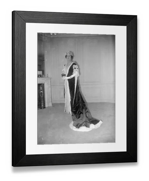 Framed Print : Lady Decies in her Coronation Robe. Lady Decies, wife of Lord Decies, coach Roy Framed Print : Lady Decies in her Coronation Robe. Lady Decies, wife of Lord Decies, coach Roy