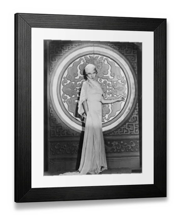Framed Print : Screen vamp predicts revival of the veil. The revival of the veil will bring limitless