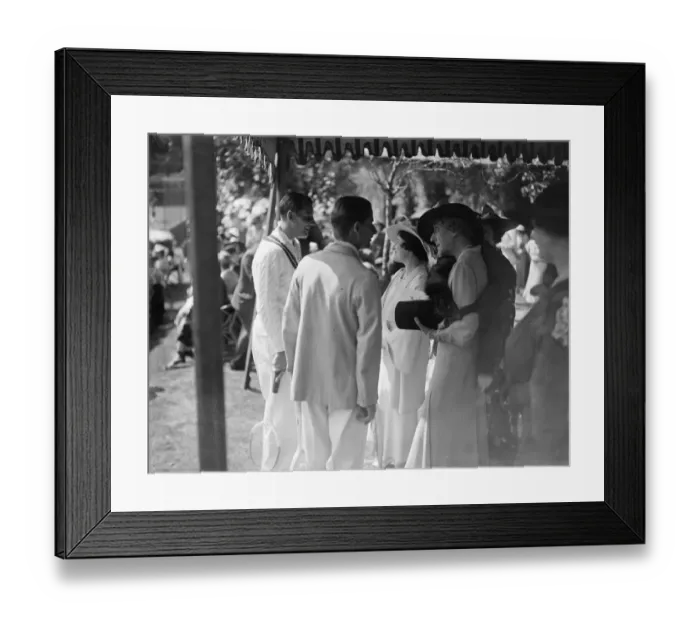 Framed Print : Duchess of Westminster s, novel fashion at Highgate tennis party. The Duchess Framed Print : Duchess of Westminster s, novel fashion at Highgate tennis party. The Duchess