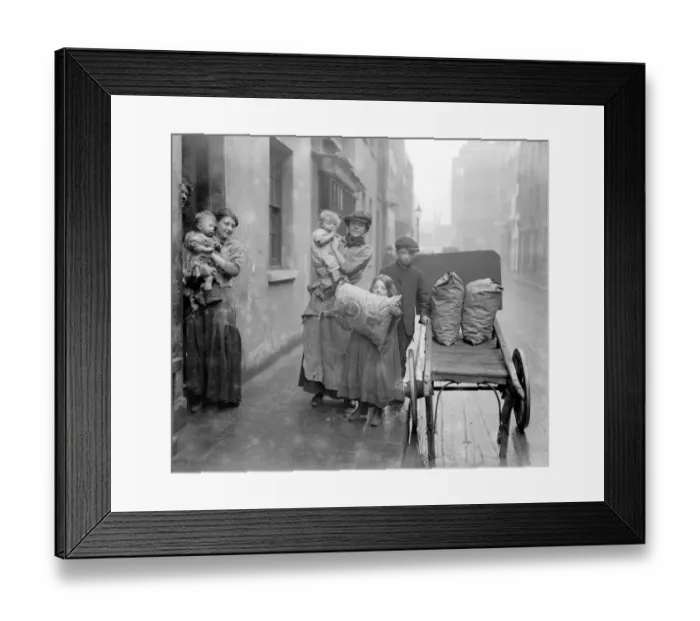 Framed Print : How the price of coal affects the poor