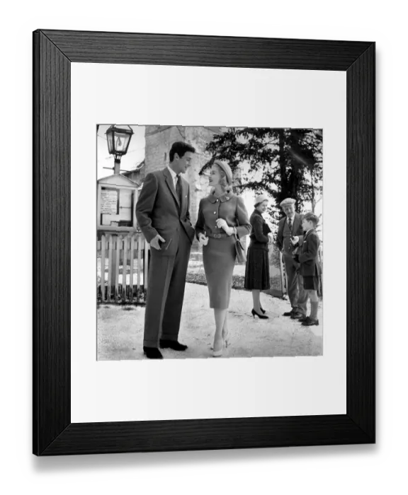 Framed Print : Kathies pure wool suit costs about 10 gns, smart little straw hat, 26s. 11d. ; Jack s Framed Print : Kathies pure wool suit costs about 10 gns, smart little straw hat, 26s. 11d. ; Jack s