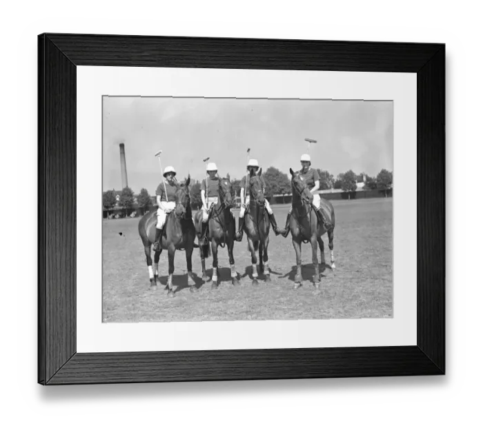 Framed Print : Ladies Polo at Ranelagh - Final of Clanbrissil Cup Grimsthorpe ( Winners ) Framed Print : Ladies Polo at Ranelagh - Final of Clanbrissil Cup Grimsthorpe ( Winners )