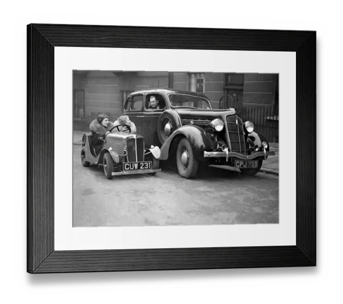 Framed Print : Car claimed to be the cheapest ever produced in Britian was demonstrated in London Framed Print : Car claimed to be the cheapest ever produced in Britian was demonstrated in London
