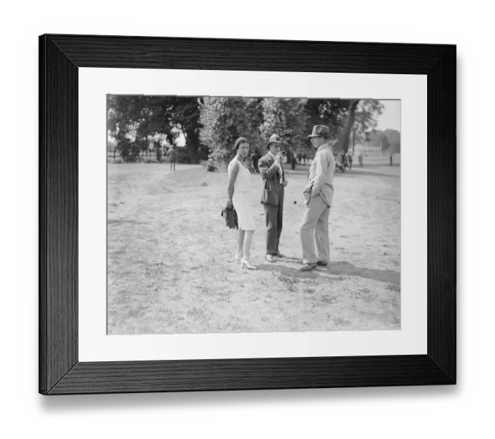 Framed Print : At the Ranelagh Club, the County Polo Association Pony Show; the Duchess and Duke Framed Print : At the Ranelagh Club, the County Polo Association Pony Show; the Duchess and Duke