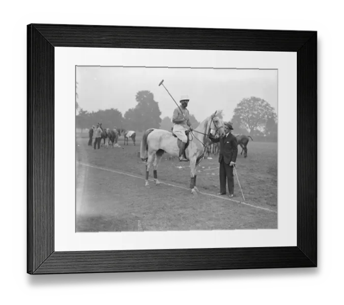 Framed Print : Ranelagh - British Army versus Federation Des Polos De France for the Verdun Cup