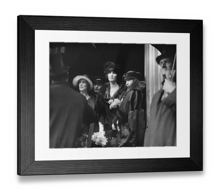 Framed Print : The christening of the daughter of Prince and Princess Bibesco, Duchess of Portland Framed Print : The christening of the daughter of Prince and Princess Bibesco, Duchess of Portland