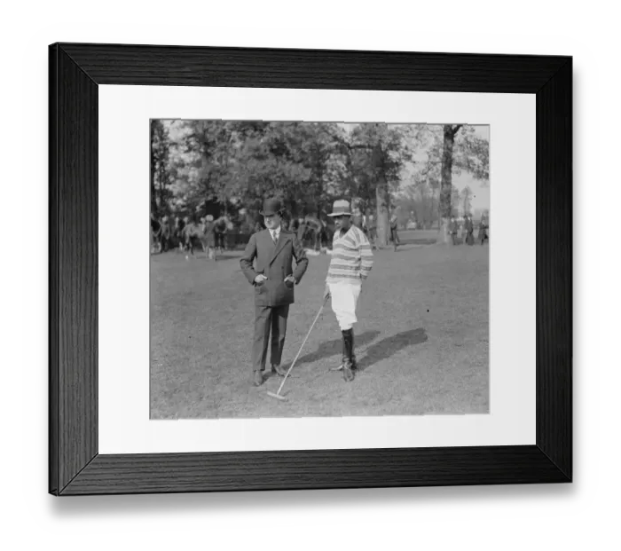 Framed Print : Polo at Worcester Park. Mr Hawle and Thakur Prithi Singh. 1925 Framed Print : Polo at Worcester Park. Mr Hawle and Thakur Prithi Singh. 1925