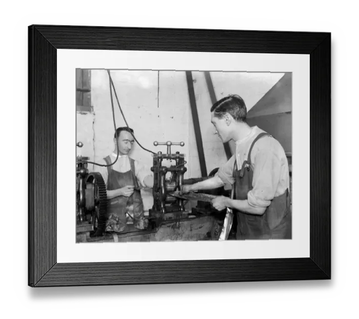 Framed Print : Beating Gold Leaf. The art of beating fine gold leaf was in existence 4, 000 years ago Framed Print : Beating Gold Leaf. The art of beating fine gold leaf was in existence 4, 000 years ago