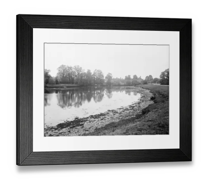 Framed Print : Beaulieu river in Hampshire, England 1926 Framed Print : Beaulieu river in Hampshire, England 1926