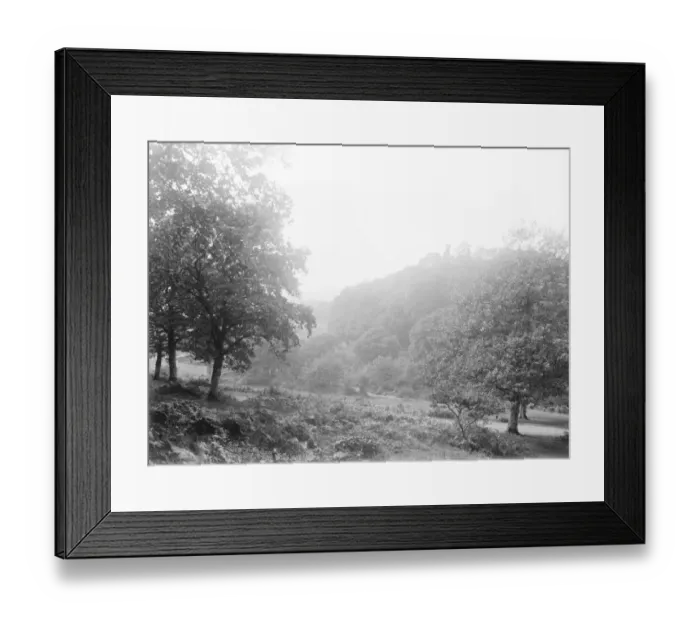 Framed Print : Okehampton castle in West Devon 1926 Framed Print : Okehampton castle in West Devon 1926