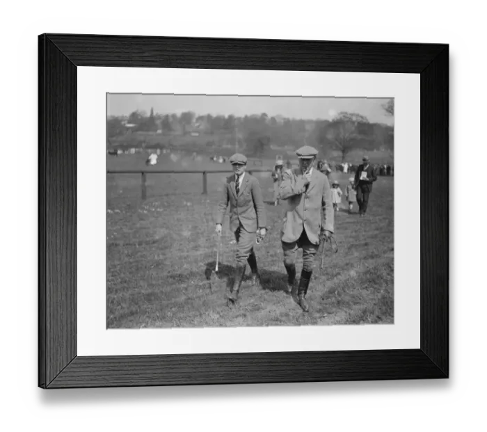 Framed Print : Jersey Cattle Show at Tunbridge Wells Sir John Blunt and his son 2 May 1923 Framed Print : Jersey Cattle Show at Tunbridge Wells Sir John Blunt and his son 2 May 1923