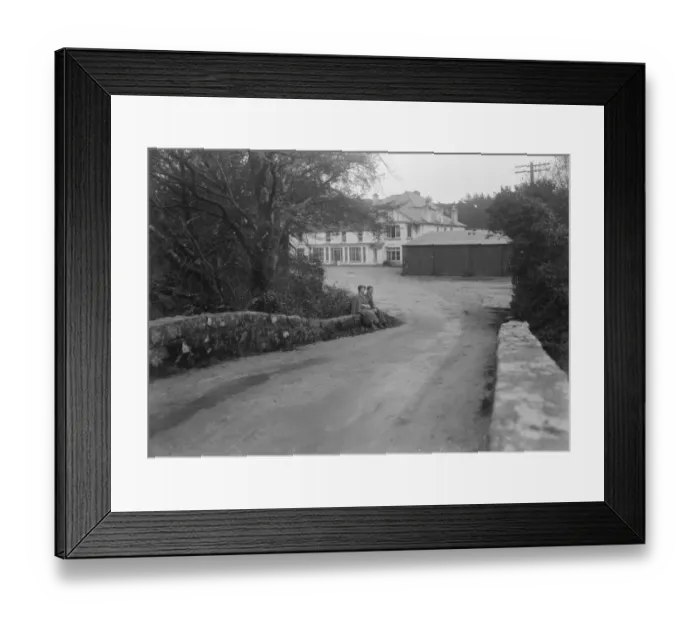 Framed Print : The Hotel, Two Bridges ( Dartmoor ) 1926 Framed Print : The Hotel, Two Bridges ( Dartmoor ) 1926