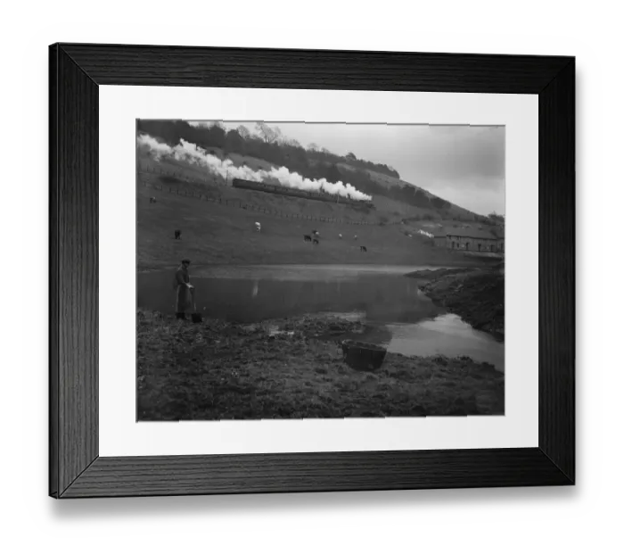 Framed Print : Woe water flows, supposed to be prelude to some great national disaster. The Surrey Framed Print : Woe water flows, supposed to be prelude to some great national disaster. The Surrey
