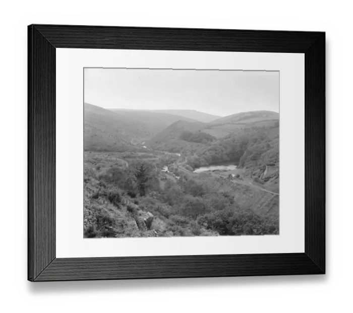 Framed Print : Okehampton in West Devon 1926