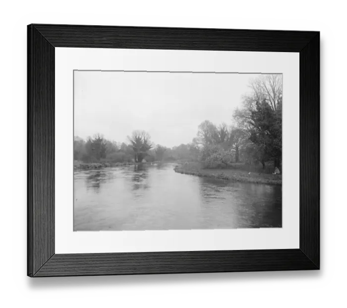 Framed Print : Itchen Abbas village on the River Itchen north-east of Winchester in Hampshire, England 1926 Framed Print : Itchen Abbas village on the River Itchen north-east of Winchester in Hampshire, England 1926