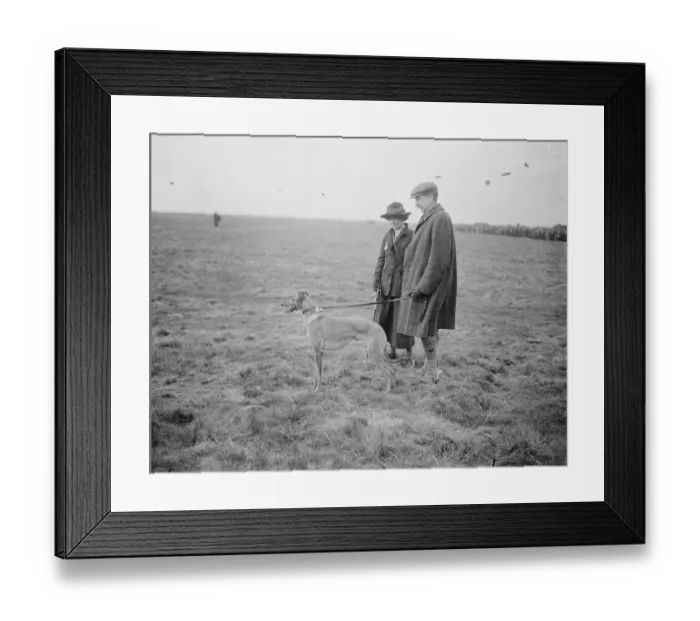 Framed Print : The Waterloo Cup at Altcar Earl and Countess Sefton with winner Shortcomings Framed Print : The Waterloo Cup at Altcar Earl and Countess Sefton with winner Shortcomings