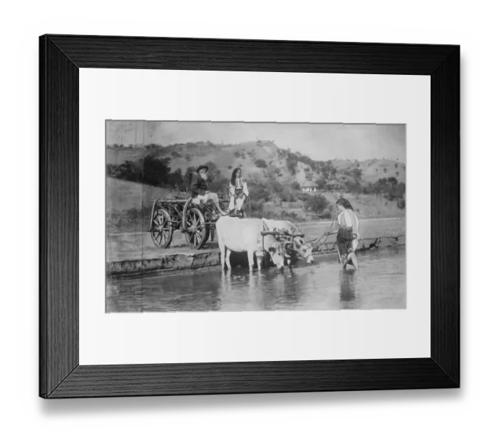 Framed Print : Romania Peasants on a farm near city of Targovist September 1921 Framed Print : Romania Peasants on a farm near city of Targovist September 1921