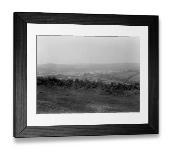 Framed Print : Okehampton in West Devon 1926