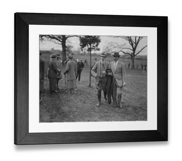 Framed Print : Jersey Cattle Show at Tunbridge Wells Viscount Hardinge ( right ) 2 May 1923