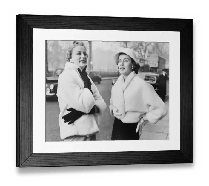 Framed Print : Short but snug. London. Snug styles modelled in London today by Patti Morgan Framed Print : Short but snug. London. Snug styles modelled in London today by Patti Morgan