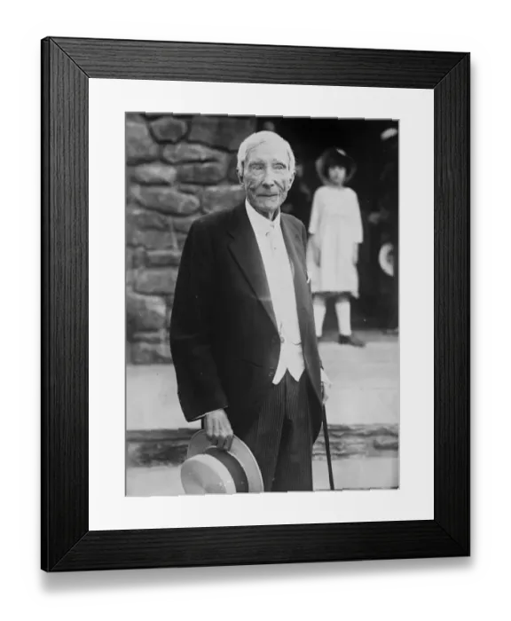 Framed Print : J D Rockfeller 16 July 1923 John Davison Rockefeller ( July 8, 1839 - May 23, 1937 ) Framed Print : J D Rockfeller 16 July 1923 John Davison Rockefeller ( July 8, 1839 - May 23, 1937 )
