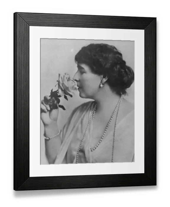 Framed Print : Queen as Author The Queen of Romania, who has just published a poem in which she Framed Print : Queen as Author The Queen of Romania, who has just published a poem in which she